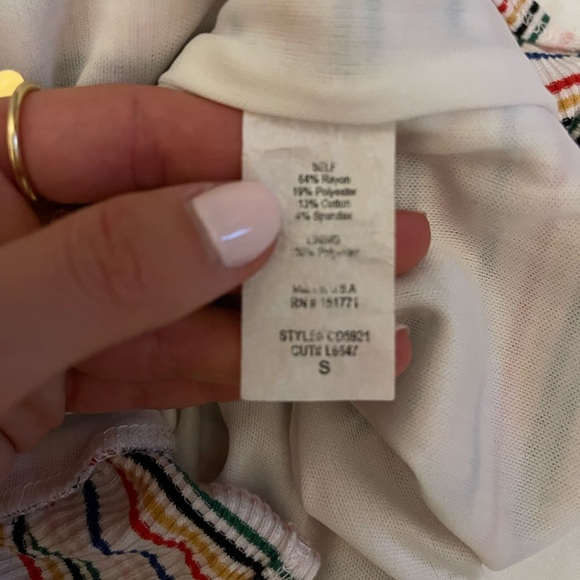 Striped Mini Dress - Picture 3 of 3